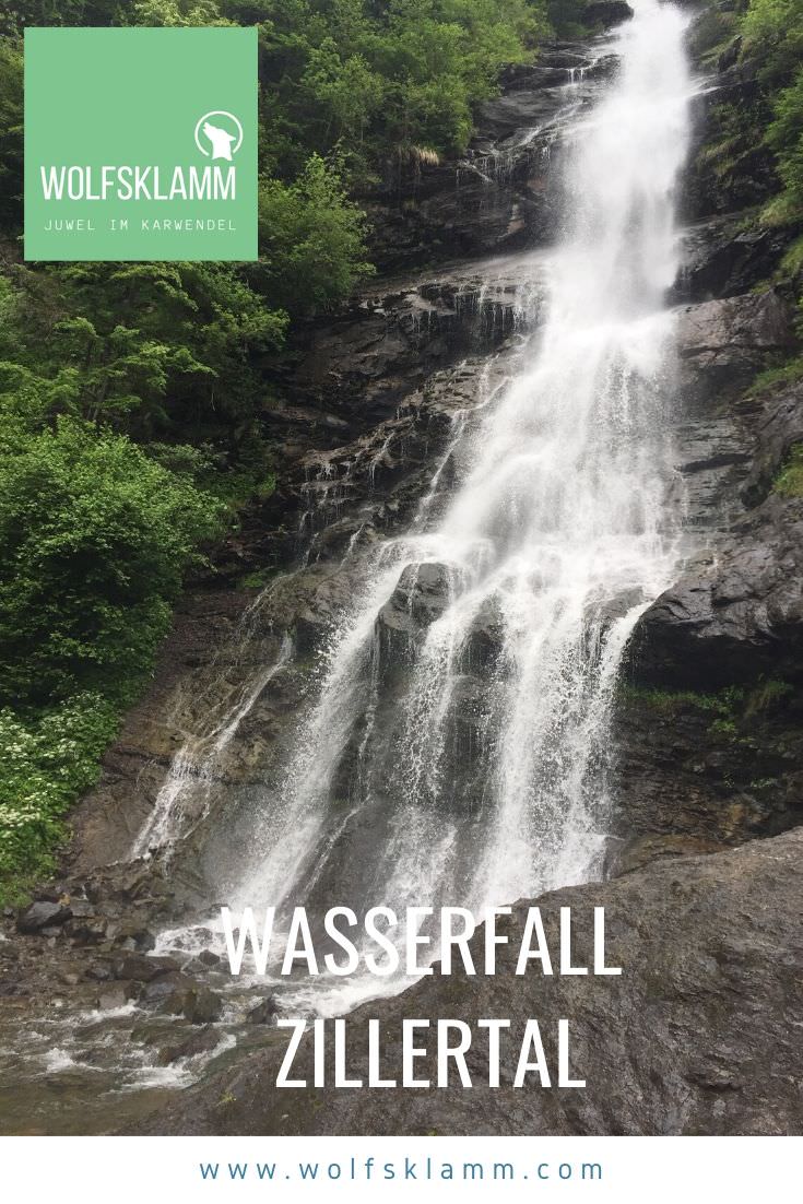 Schleierwasserfall Hochster Zillertal Wasserfall