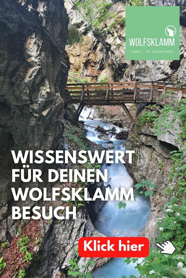 WOLFSKLAMM WANDERN ⭐ alle Wege durch die Klamm in Tirol